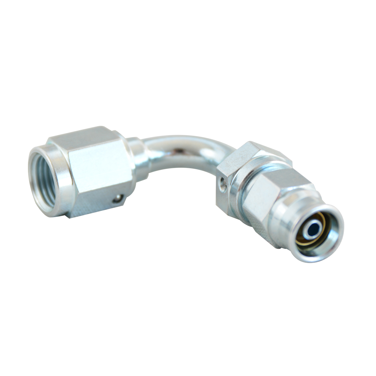 FEMALE CONNECTOR ANGLED 90° TURNING 3/8 CONCAVE DASH3 (MASTER CYLINDER INLET/ CALIPERS)