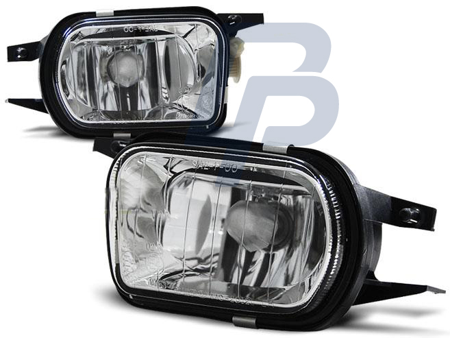 FOGLIGHTS MERCEDES W203 07.00-03.04 / SLK R170 CHROME - 2