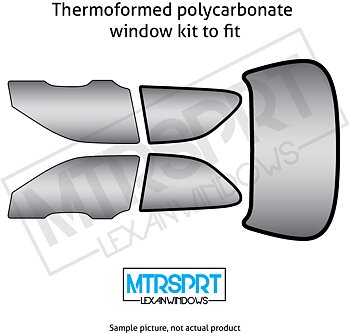 MAZDA MX-5 89-05 MTRSPRT LEXAN FRONT WINDSCREEN