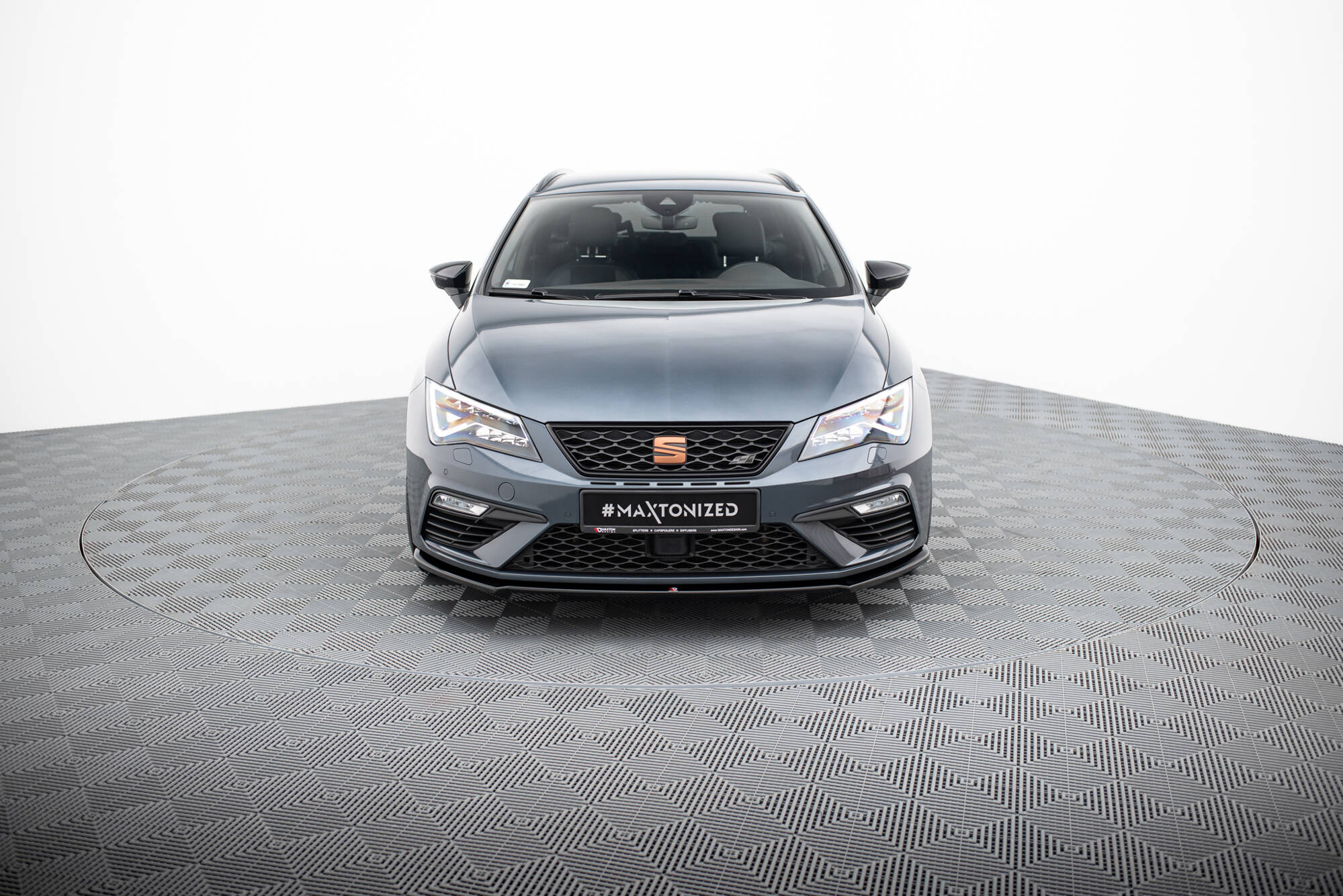 FRONT SPLITTER V.4 SUITABLE FOR SEAT LEON CUPRA / FR MK3 FL – MAXTON DESIGN - 2