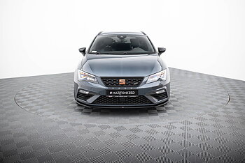 FRONT SPLITTER V.4 SUITABLE FOR SEAT LEON CUPRA / FR MK3 FL – MAXTON DESIGN