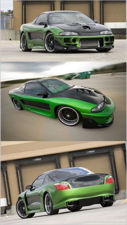 MITSUBISHI ECLIPSE 95-99 NX STYLE 10-PIECE WIDEBODYKIT [AIT] - 3