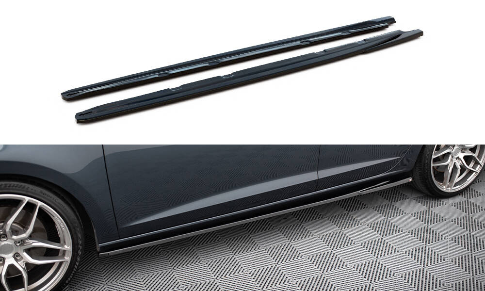 Side Skirts Diffusers V.5 Seat Leon Mk3 Cupra / FR Facelift