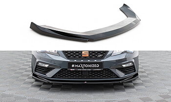 FRONT SPLITTER V.5 SUITABLE FOR SEAT LEON CUPRA / FR MK3 FL – MAXTON DESIGN
