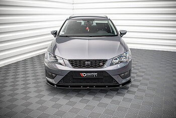 FRONT SPLITTER V.1 SUITABLE FOR SEAT LEON FR / CUPRA MK3 – MAXTON DESIGN
