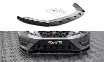 FRONT SPLITTER V.1 SUITABLE FOR SEAT LEON FR / CUPRA MK3 – MAXTON DESIGN