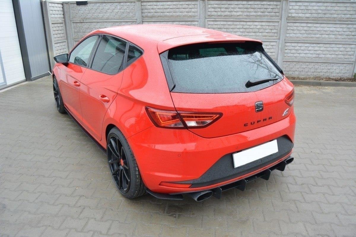 Seat Leon III Cupra Rear Diffuser & Rear Side Splitters - 4