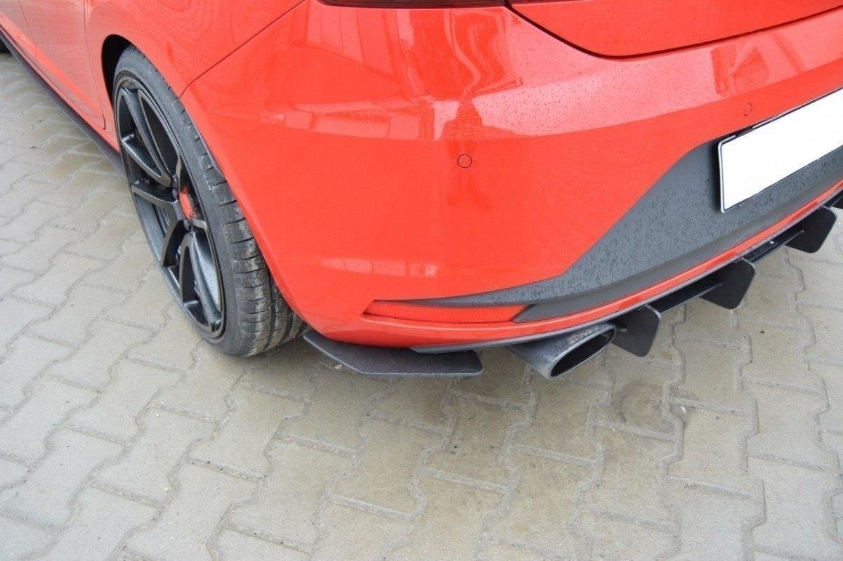 Seat Leon III Cupra Rear Diffuser & Rear Side Splitters - 2