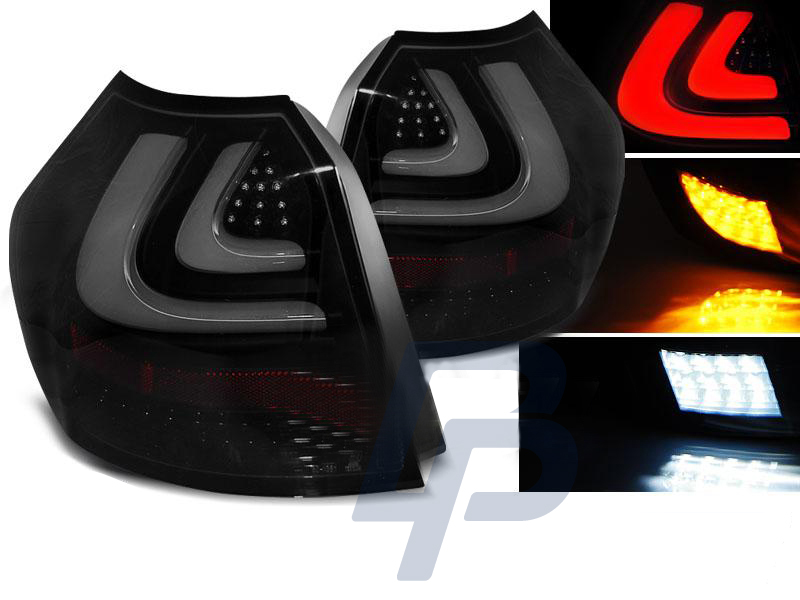 BMW E87/E81 04-08.07 SMOKE BLACK LED TAILLIGHTS BAR - 2