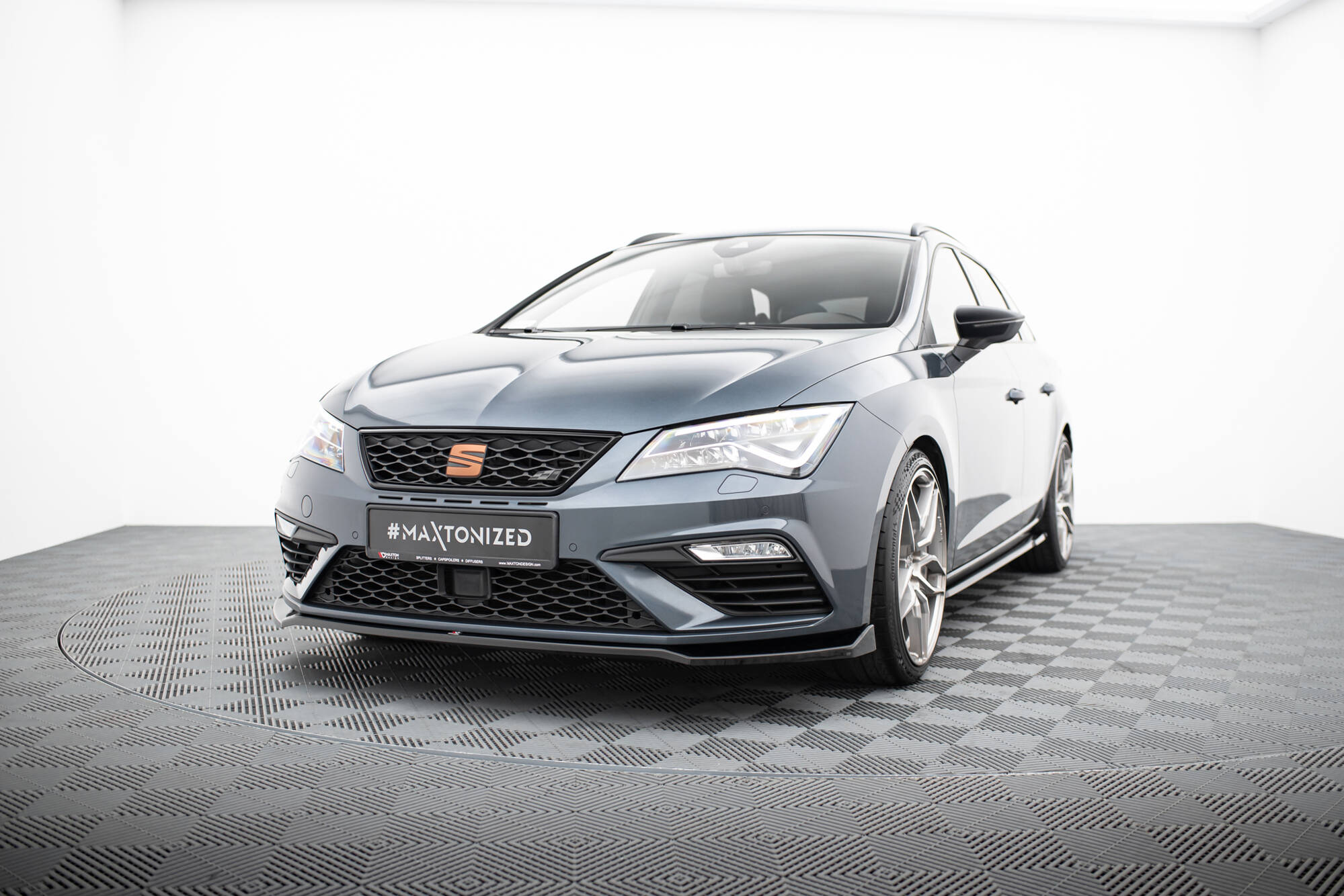 Front Splitter V.7 Seat Leon Cupra / FR Mk3 FL - 3