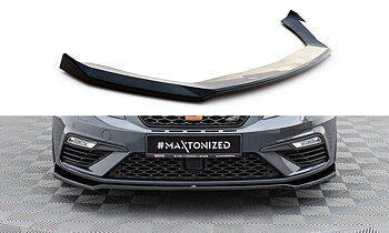FRONT SPLITTER V.7 SUITABLE FOR SEAT LEON CUPRA / FR MK3 FL – MAXTON DESIGN
