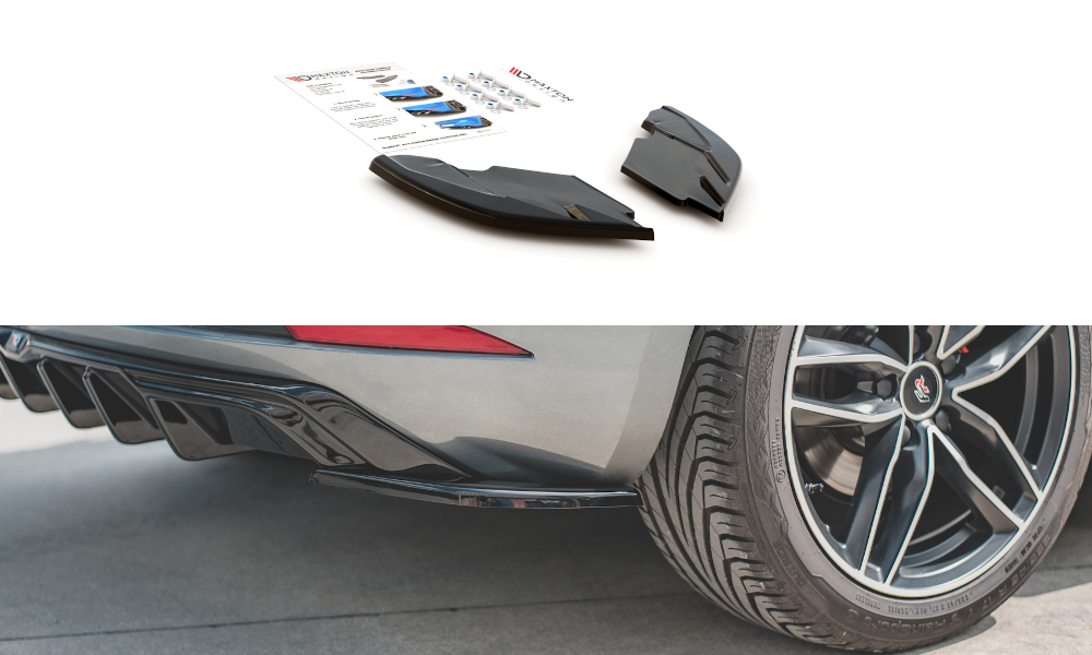 Rear Side Splitters Seat Leon Mk3 FR Facelift