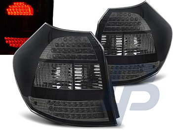 BMW E87/E81 04-08.07 SVARTA LED BAKLAMPOR
