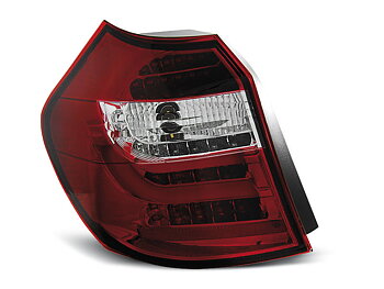 BMW E87/E81 04-08.07 RÖD/VITA LED BAKLAMPOR