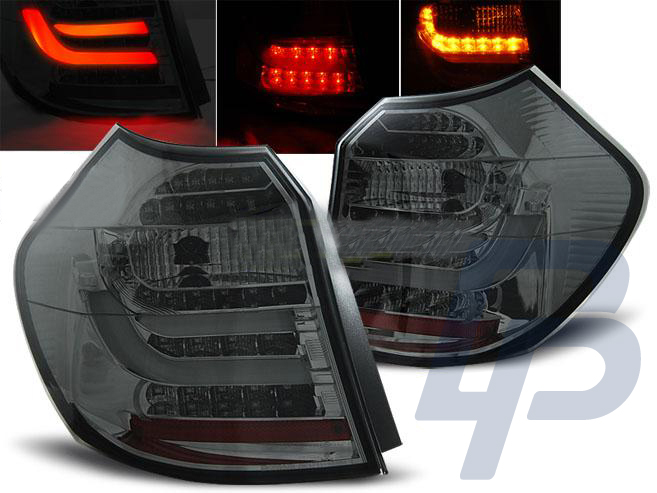BMW E87/E81 04-08.07 SMOKE LED TAILLIGHTS BAR - 2