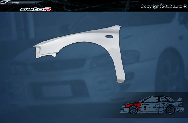 SUBARU IMPREZA 93-00 22B WRC FRÄMRE SKÄRMAR [AUTOR]