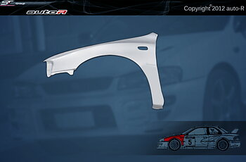 SUBARU IMPREZA 93-00 22B WRC FRONT FENDERS [AUTOR]