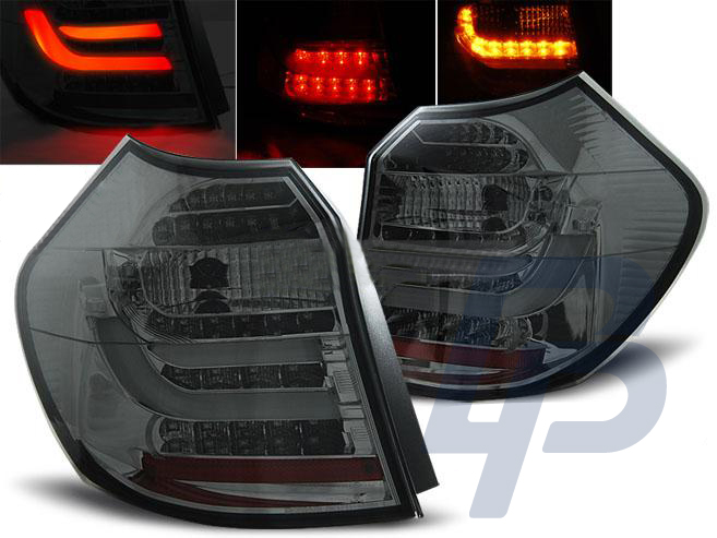 BMW E87/E81 09.07-11 SMOKE LED TAILLIGHTS BAR - 2