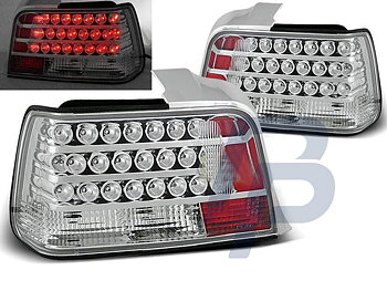 BMW E36 12.90-08.99 SEDAN CHROME LED TAILLIGHTS