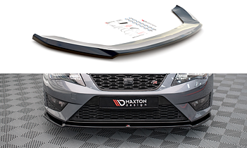 FRONT SPLITTER V.2 SUITABLE FOR SEAT LEON FR / CUPRA MK3 – MAXTON DESIGN