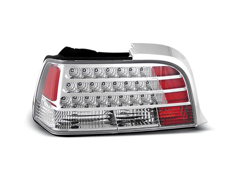BMW E36 12.90-08.99 COUPE CHROME LED TAILLIGHTS