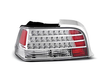 BMW E36 12.90-08.99 COUPE CHROME LED TAILLIGHTS