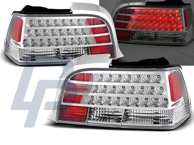 BMW E36 12.90-08.99 COUPE CHROME LED TAILLIGHTS - 2
