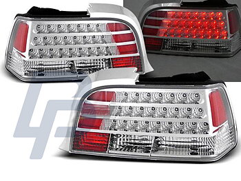 BMW E36 12.90-08.99 COUPE CHROME LED TAILLIGHTS