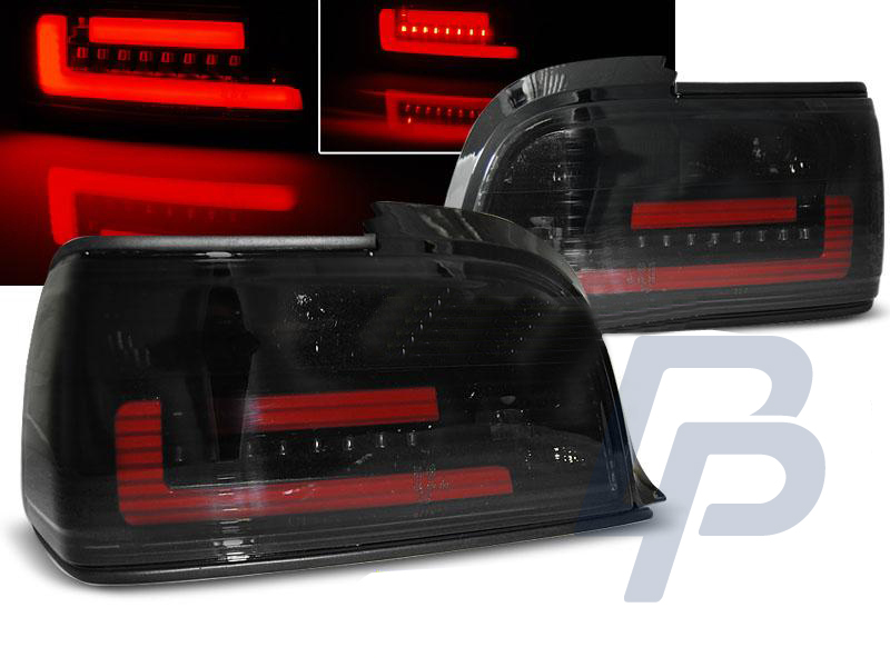 BMW E36 12.90-08.99 C/C SMOKE BAR LED TAILLIGHTS - 3