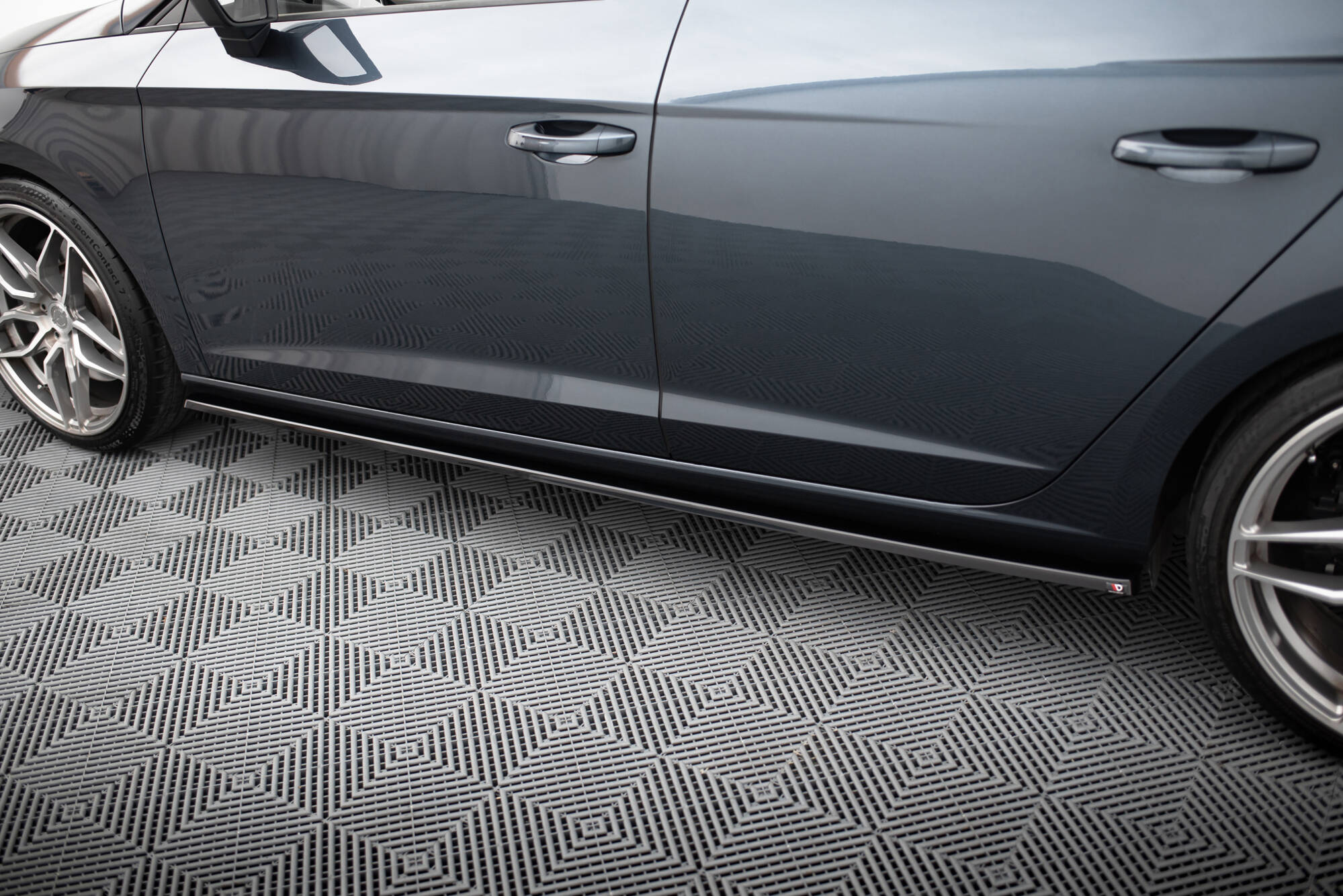 Side Skirts Diffusers V.2 Seat Leon Mk3 Cupra / FR Facelift - 4