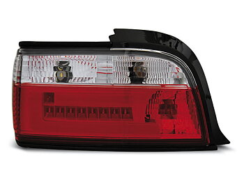 BMW E36 12.90-08.99 C/C RED WHITE BAR LED TAILLIGHTS