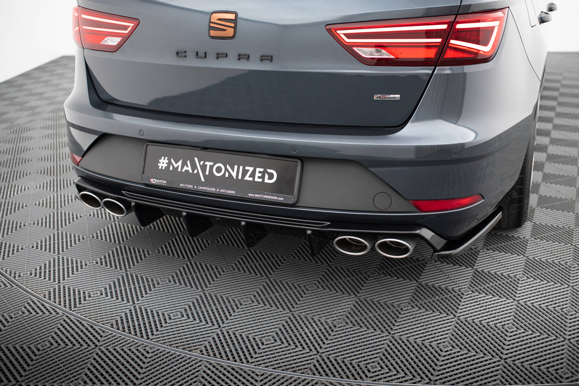 Rear Valance V.3 Seat Leon Cupra ST Mk3 FL - 3