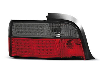 BMW E36 12.90-08.99 COUPE RED SMOKE LED TAILLIGHTS