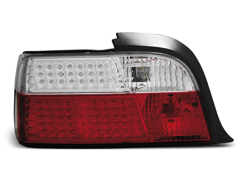 BMW E36 12.90-08.99 COUPE RED WHITE LED TAILLIGHTS