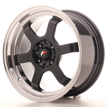 JAPAN RACING JR12 16X8 ET15 4X100/114 GLOSS BLACK