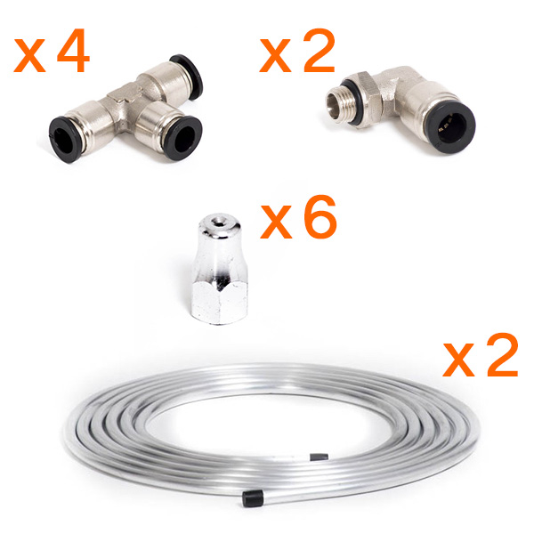 RRS ECOFIREX FIA MECHANICAL FIRE EXTINGUISHER 4,25L COMPLETE KIT - 4