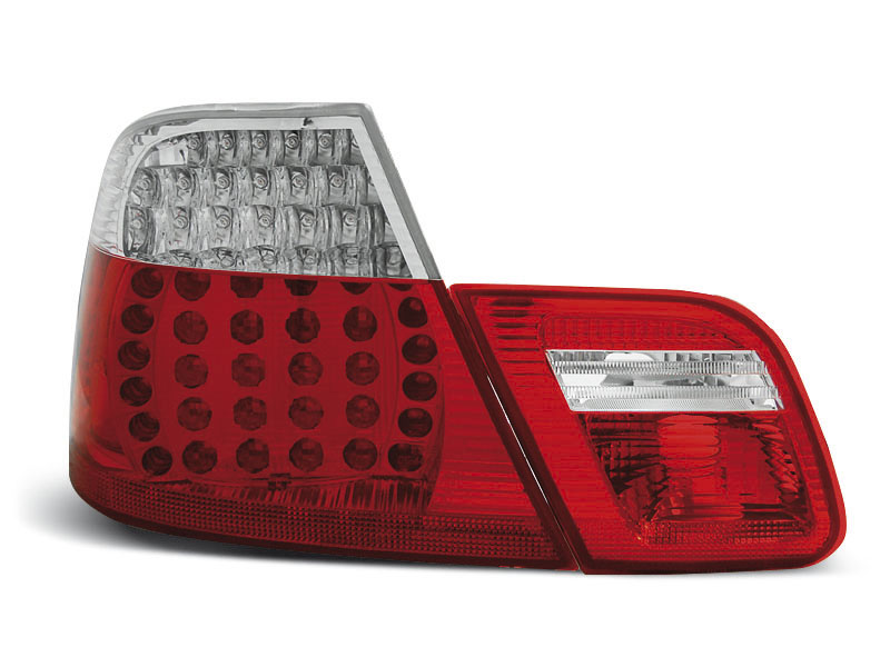 BMW E46 04.99-03.03 COUPE RED WHITE LED TAILLIGHTS