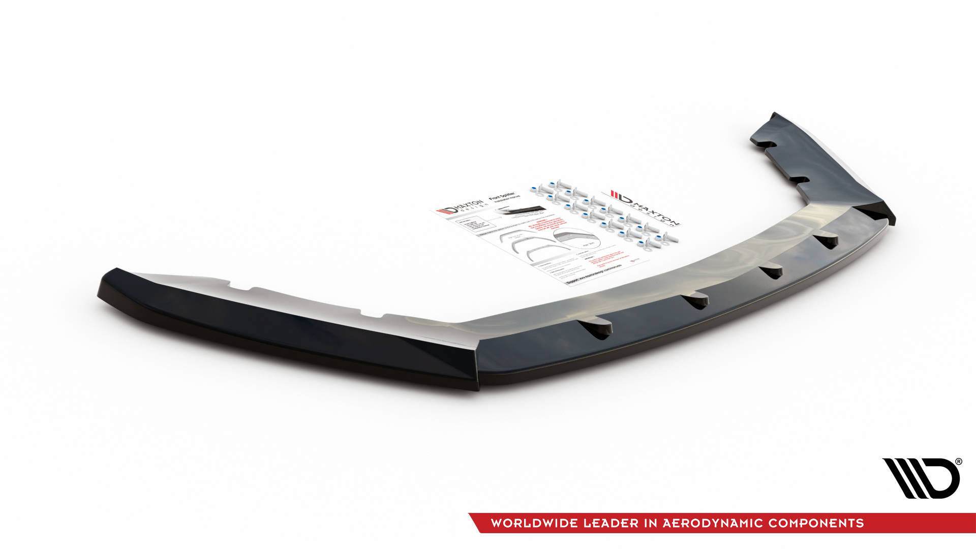 FRONT SPLITTER V.1 SUITABLE FOR SEAT LEON MK3 – MAXTON DESIGN - 4