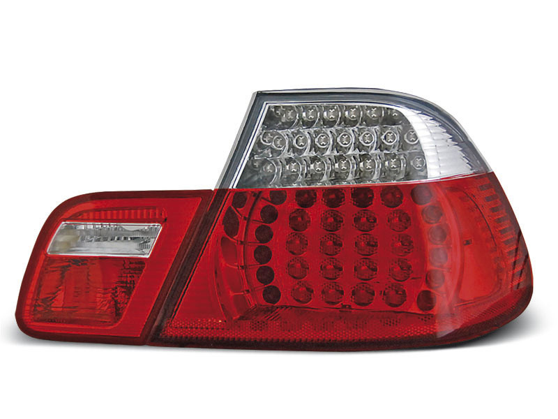 BMW E46 04.99-03.03 COUPE RED WHITE LED TAILLIGHTS