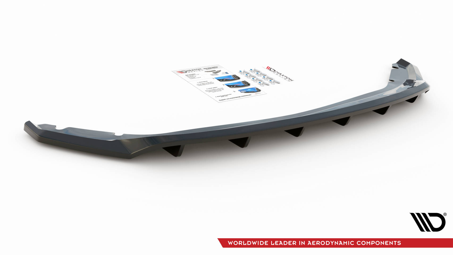 Central Rear Splitter (Vertical Bars) Seat Leon Hatchback MK3 (2012-2016) - 4