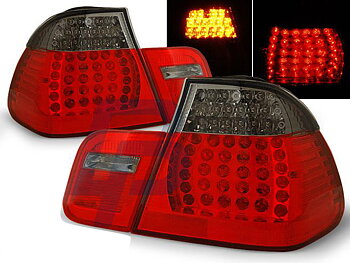 BMW E46 09.01-03.05 SEDAN RÖDA RÖKTONADE LED BAKLAMPOR
