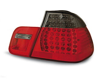 BMW E46 09.01-03.05 SEDAN RÖDA RÖKTONADE LED BAKLAMPOR