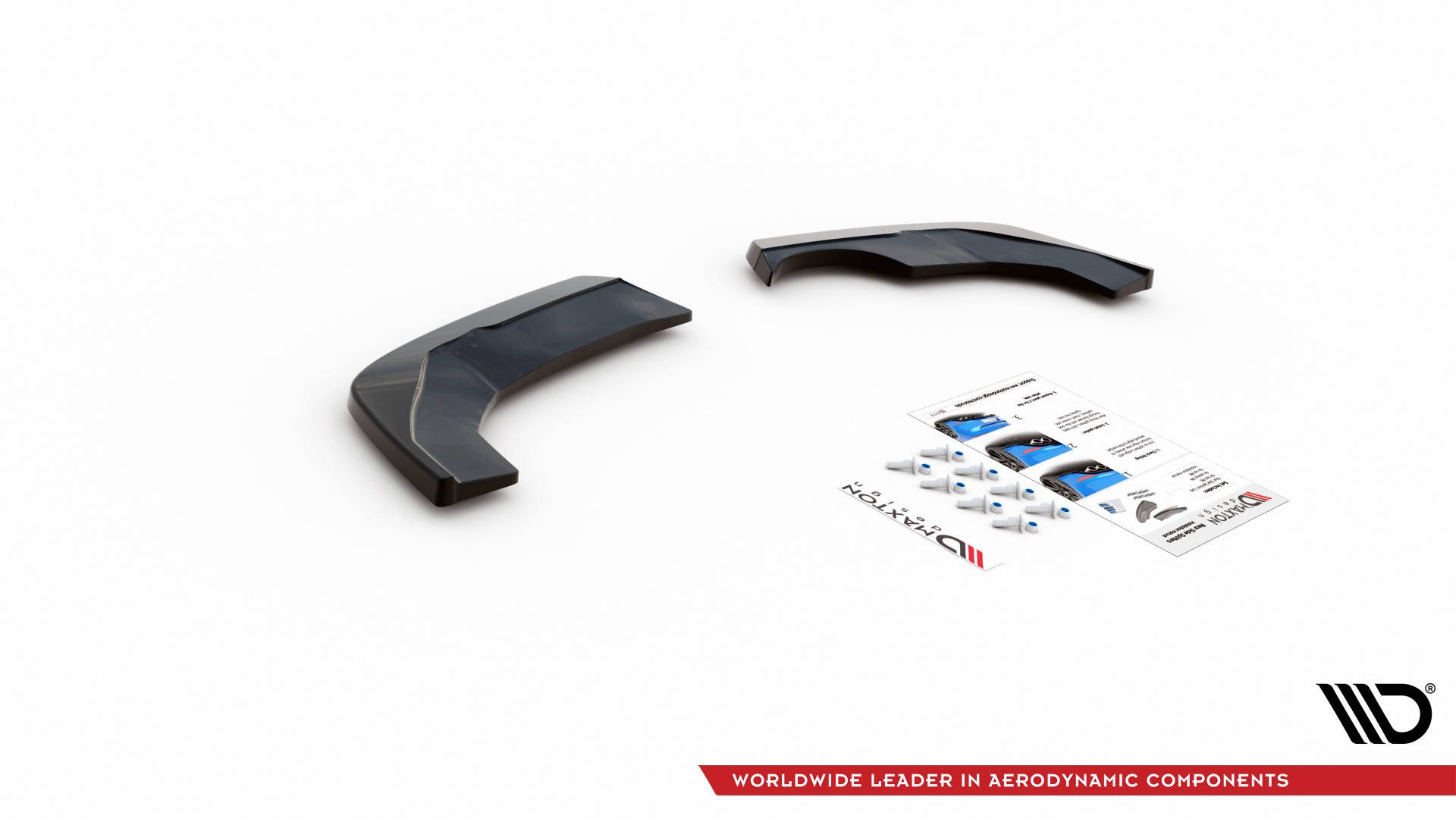 Rear Side Splitters Seat Ibiza FR / Standard Mk5 - 6