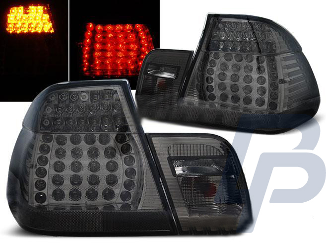 BMW E46 09.01-03.05 SEDAN SMOKE LED TAILLIGHTS - 2