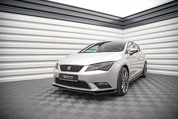 FRONT SPLITTER V.2 SUITABLE FOR SEAT LEON MK3 – MAXTON DESIGN