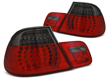 BMW E46 04.03-06 COUPE RÖDA RÖKTONADE LED BAKLAMPOR