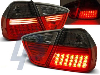 BMW E90 03.05-08.08 RÖDA RÖKTONADE LED BAKLAMPOR