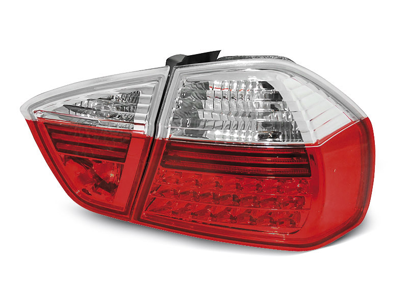 BMW E90 03.05-08.08 RED WHITE LED TAILLIGHTS