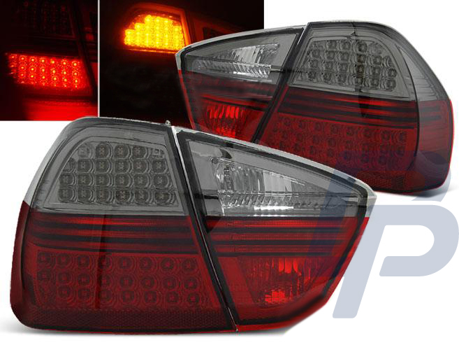BMW E90 03.05-08.08 RED SMOKE LED TAILLIGHTS INDIC. - 2