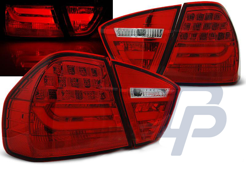 BMW E90 03.05-08.08 RED LED TAILLIGHTS BAR - 2